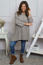 Annemarie Linen Tunic Mocha Mocha - Annemarie Linen Tunic Mocha
