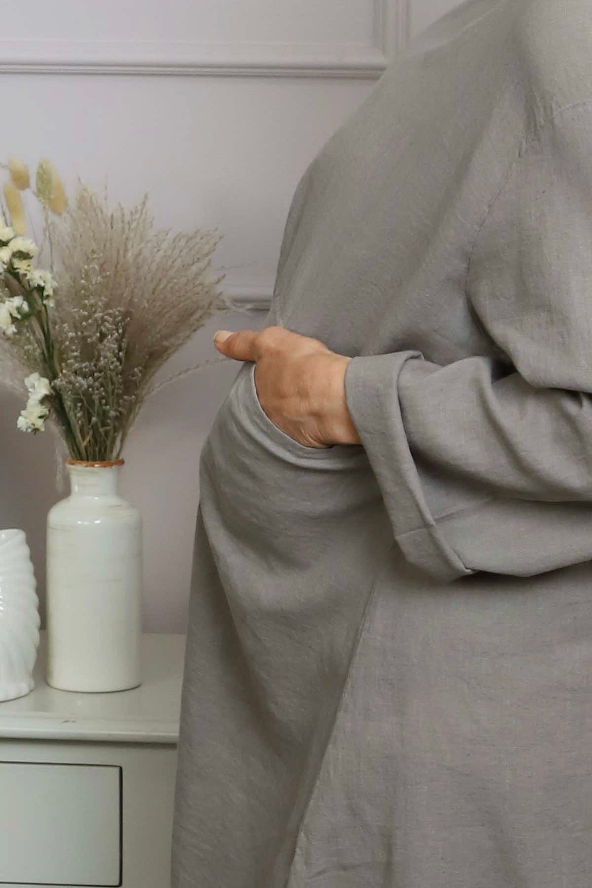 Annemarie Linen Tunic Mocha