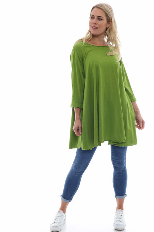 Portofino Cotton Tunic Green - Image 1
