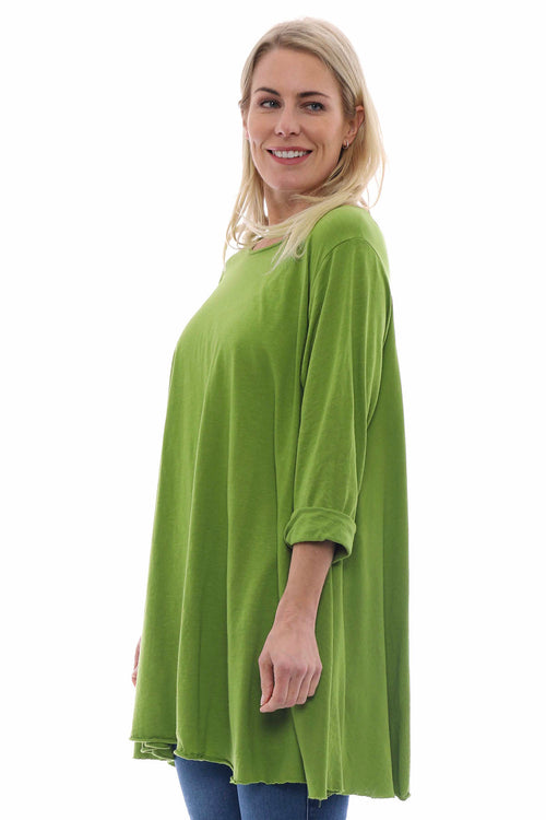 Portofino Cotton Tunic Green - Image 2