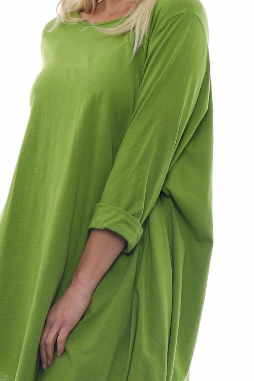 Portofino Cotton Tunic Green - Image 4