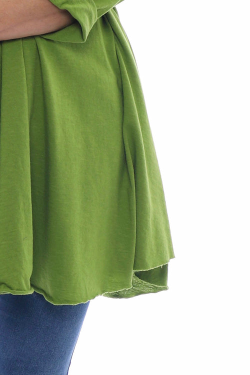 Portofino Cotton Tunic Green - Image 5