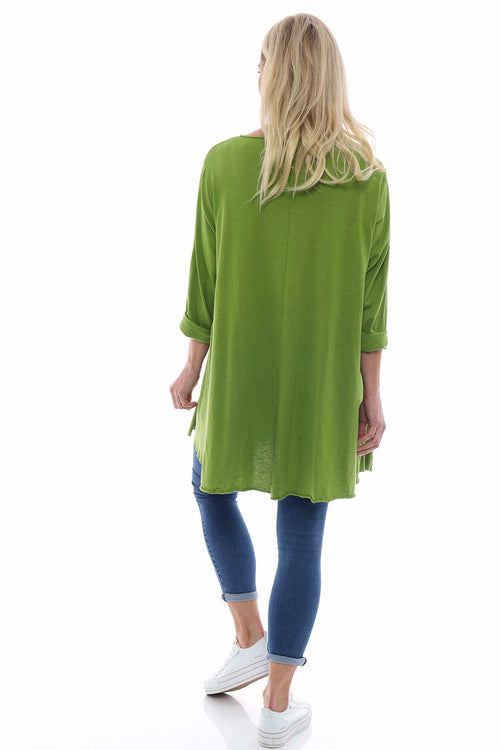 Portofino Cotton Tunic Green - Image 6