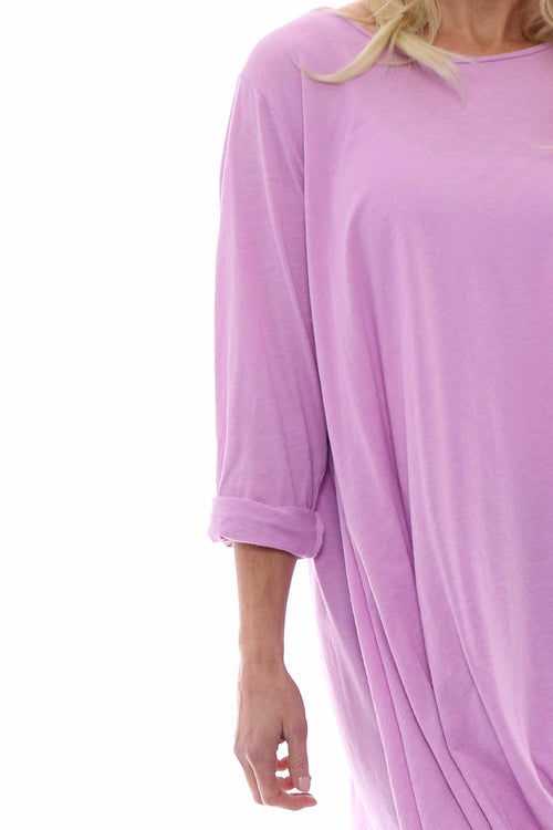 Portofino Cotton Tunic Lilac - Image 5