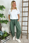 Ratana Linen Trousers Khaki
