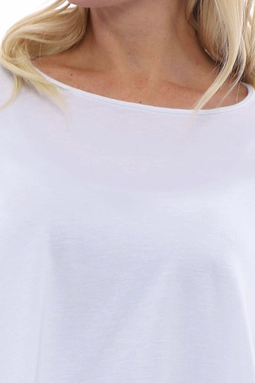 Portofino Cotton Tunic White - Image 3