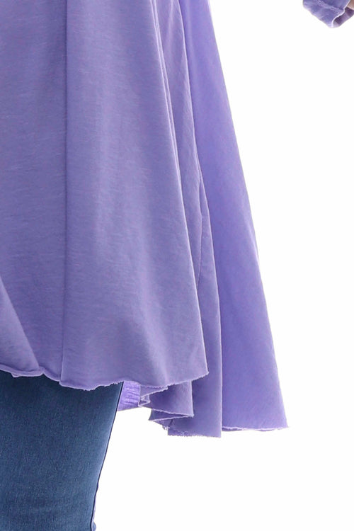 Portofino Cotton Tunic Light Purple - Image 4