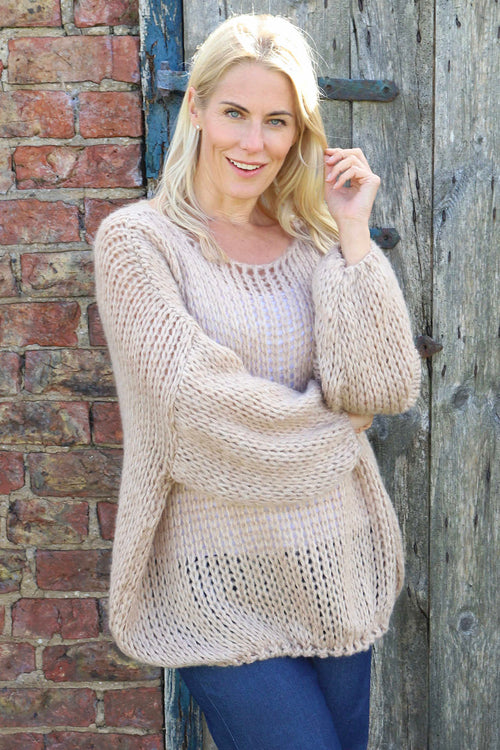 Ziva Knitted Jumper Camel - Image 3