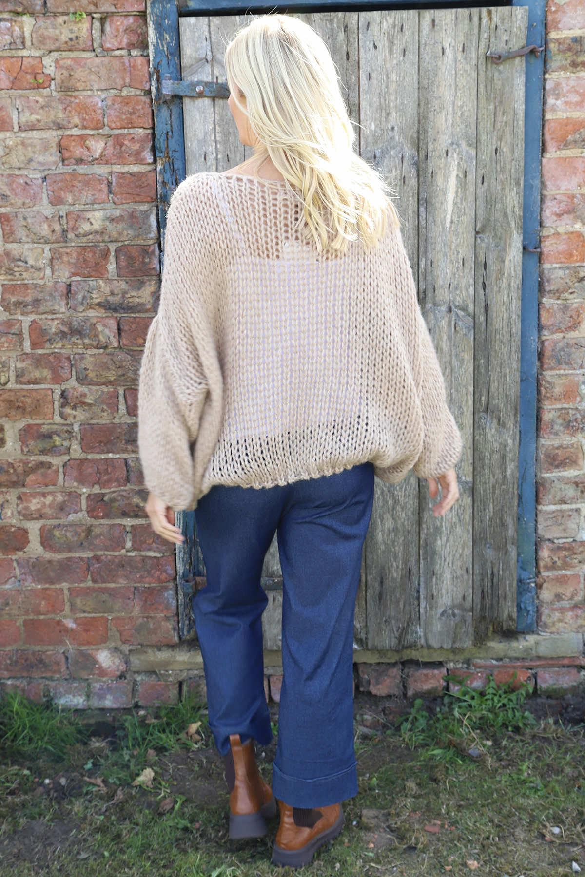 Ziva Knitted Jumper Camel