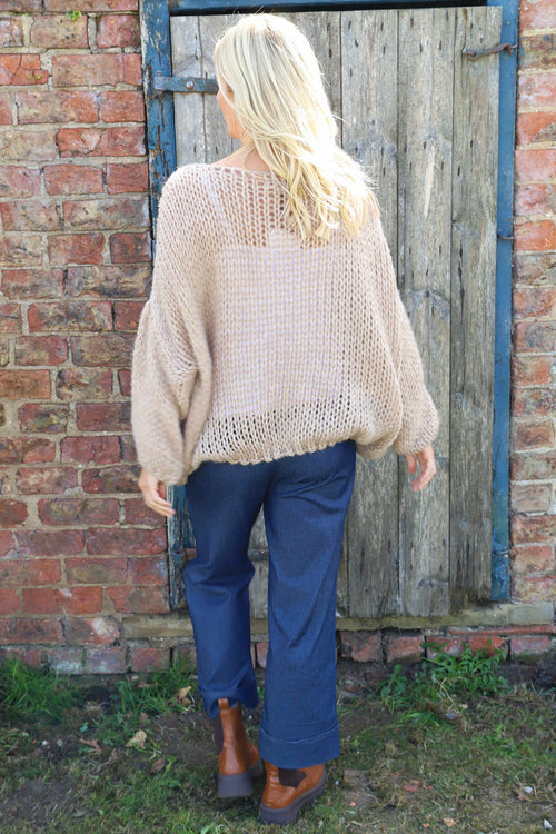 Ziva Knitted Jumper Camel - Image 4