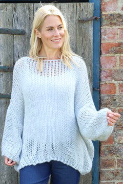 Ziva Knitted Jumper Grey