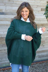 Lauren Knitted Jumper Bottle Green