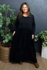 Petra Cotton Dress Black