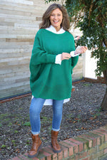 Lauren Knitted Jumper Emerald Emerald - Lauren Knitted Jumper Emerald