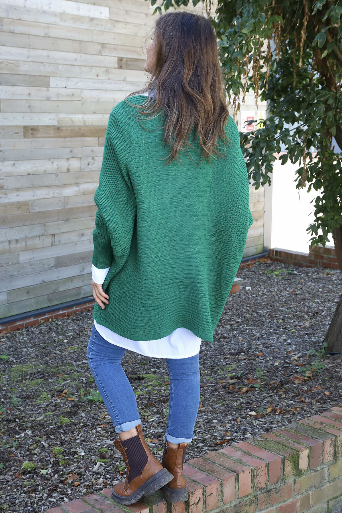 Lauren Knitted Jumper Emerald
