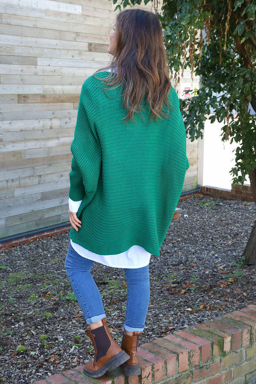 Lauren Knitted Jumper Emerald - Image 4