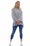 Halcyon Funnel Neck Knitted Jumper Grey