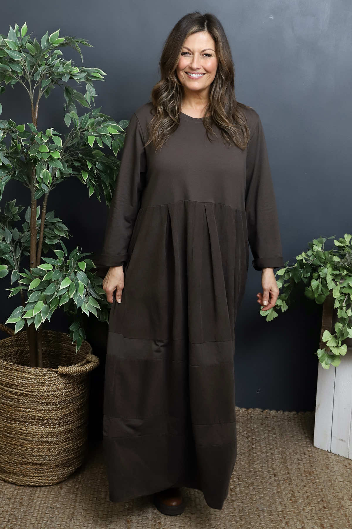 Petra Cotton Dress Cocoa