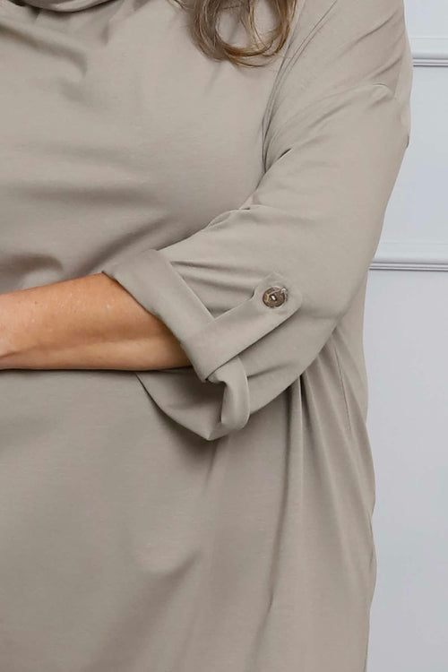 Raleigh Cowl Cotton Top Mocha - Image 3