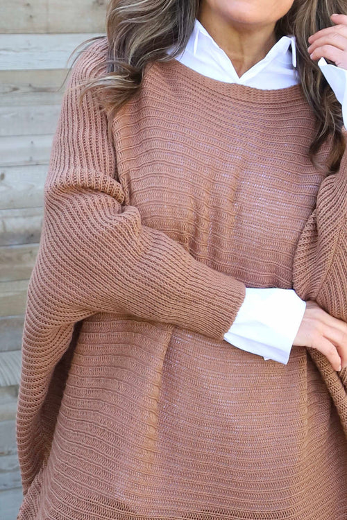 Lauren Knitted Jumper Nutmeg - Image 3