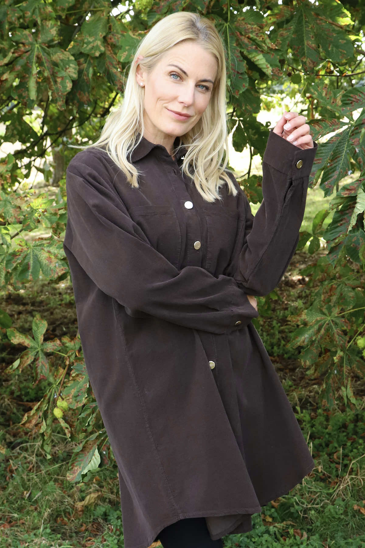 Wendy Needlecord Shirt Cocoa