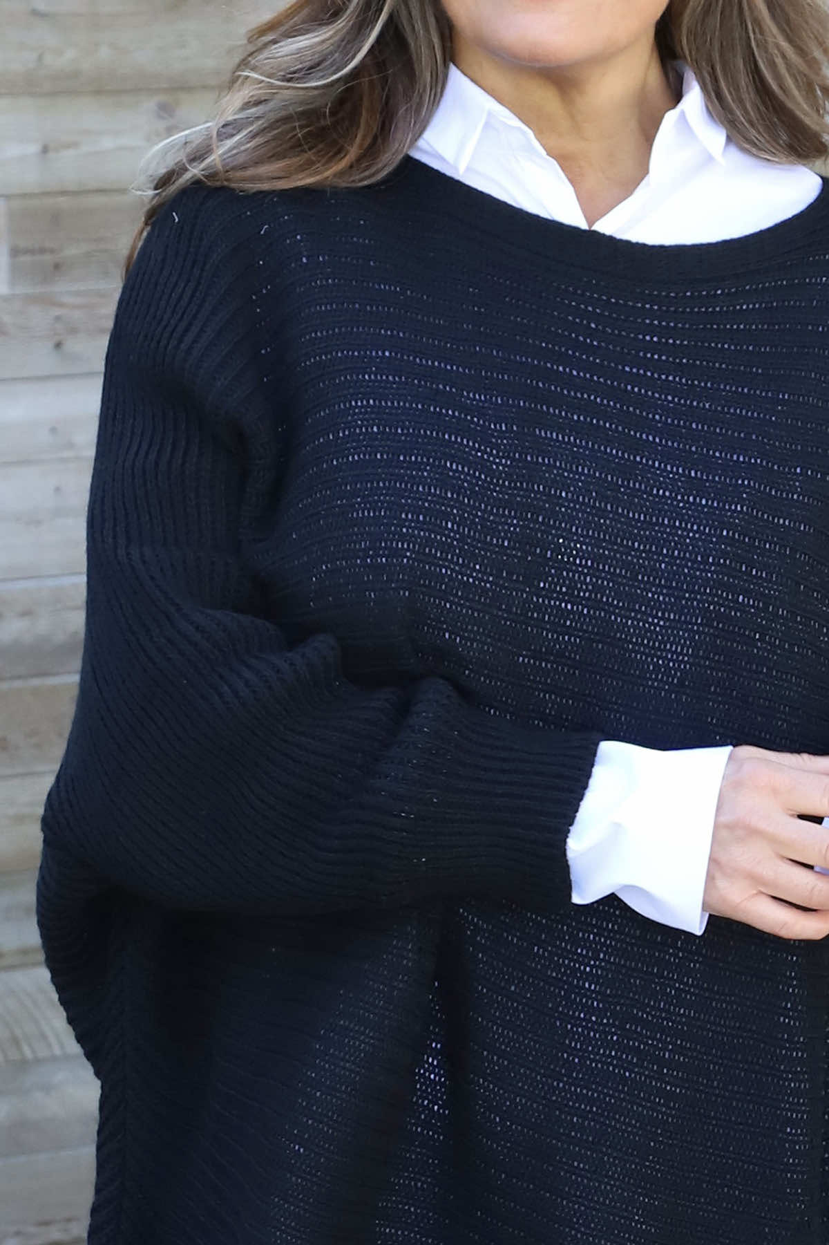 Lauren Knitted Jumper Black