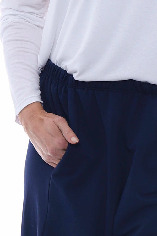 Kensley Cotton Pants Navy - Image 3