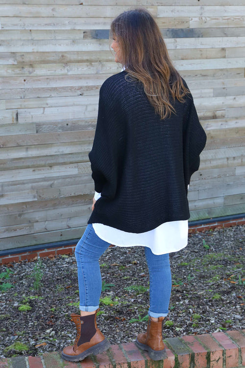 Lauren Knitted Jumper Black - Image 4