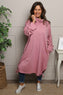 Dalary Cowl Neck Cotton Tunic Pink