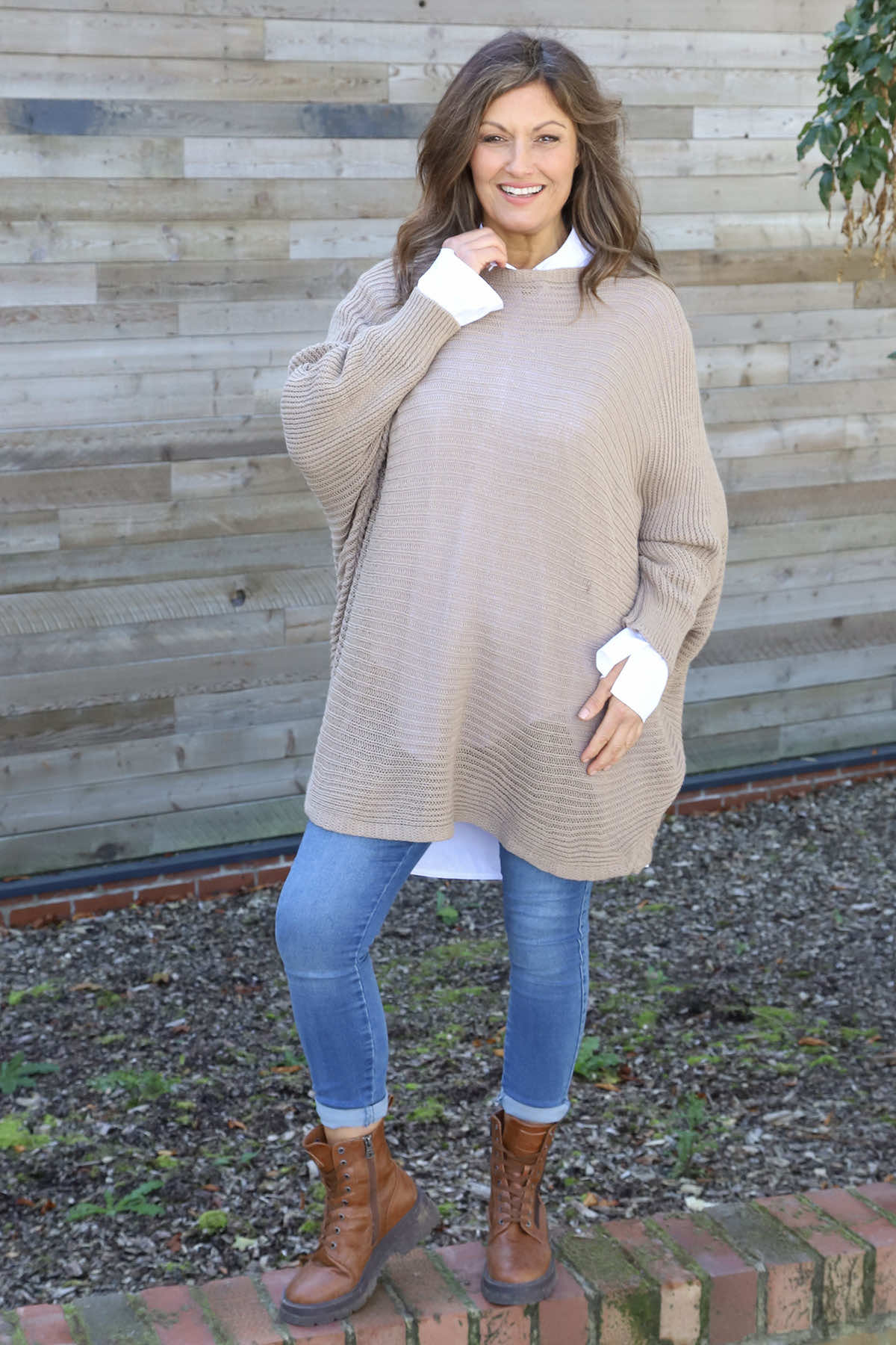 Lauren Knitted Jumper Mocha
