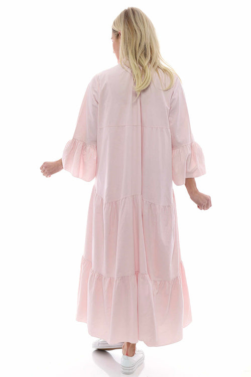Great Ayton Needlecord Maxi Dress Pink - Image 6
