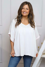 Ravello Crinkle Cotton Top Light Pink Light Pink - Ravello Crinkle Cotton Top Light Pink