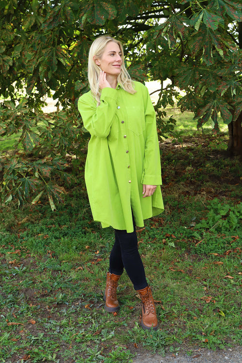 Wendy Needlecord Shirt Green - Image 2