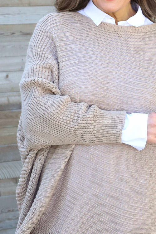 Lauren Knitted Jumper Mocha - Image 3