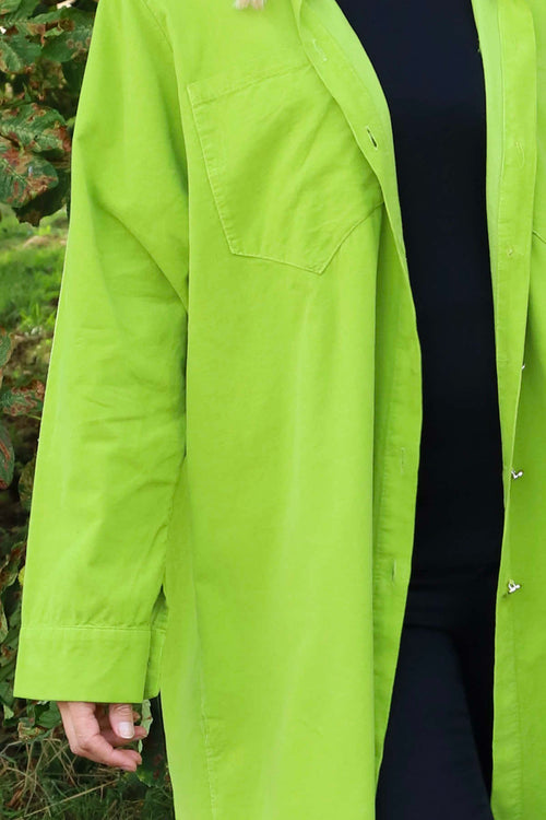 Wendy Needlecord Shirt Green - Image 3