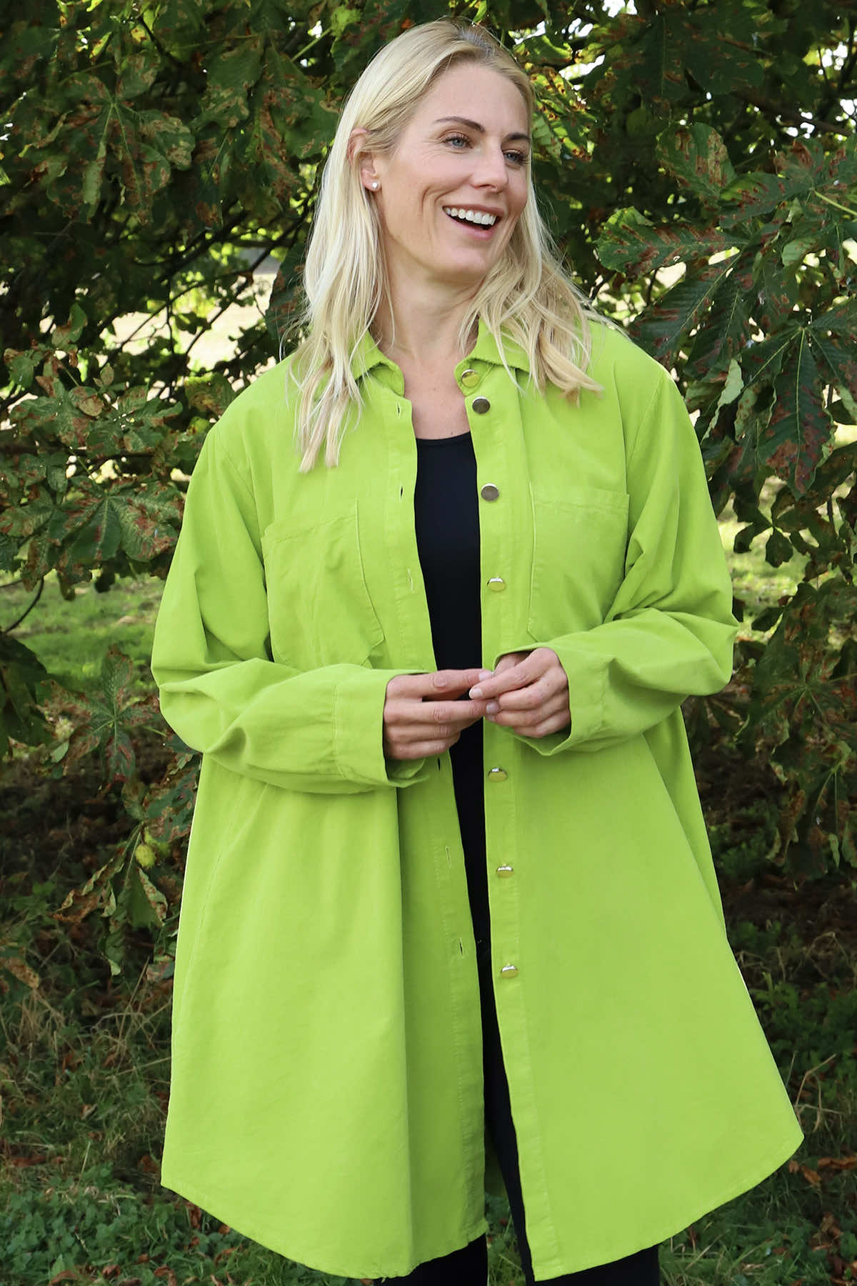 Wendy Needlecord Shirt Green