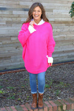 Lauren Knitted Jumper Fuchsia Fuchsia - Lauren Knitted Jumper Fuchsia