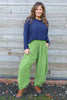 Journee Needlecord Trousers Green