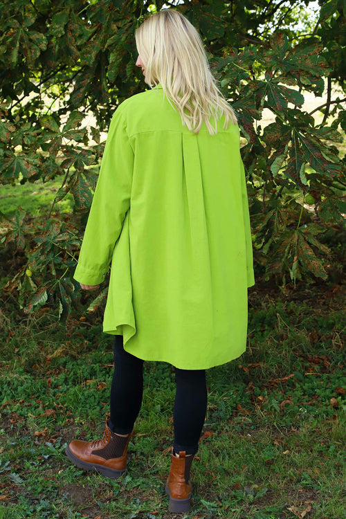 Wendy Needlecord Shirt Green - Image 4