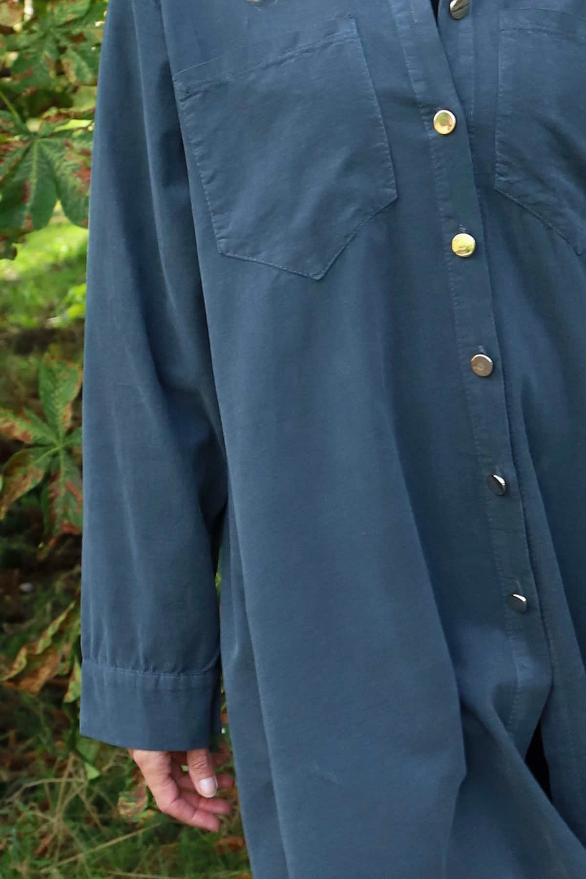 Wendy Needlecord Shirt Charcoal