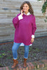 Lauren Knitted Jumper Berry