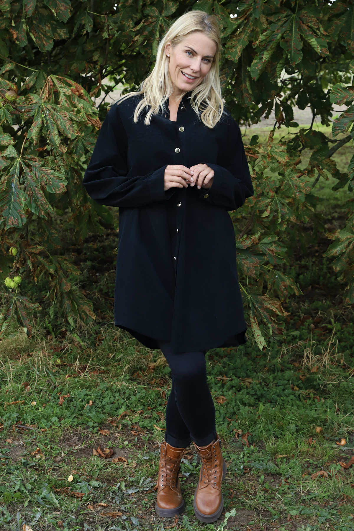 Wendy Needlecord Shirt Black