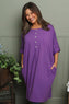 Claire Cotton Dress Purple