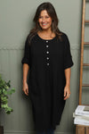Claire Cotton Dress Black