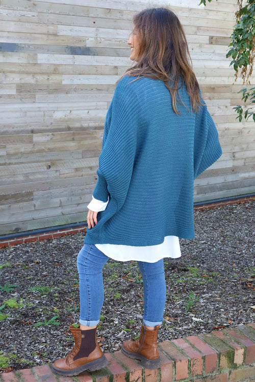 Lauren Knitted Jumper Teal - Image 4