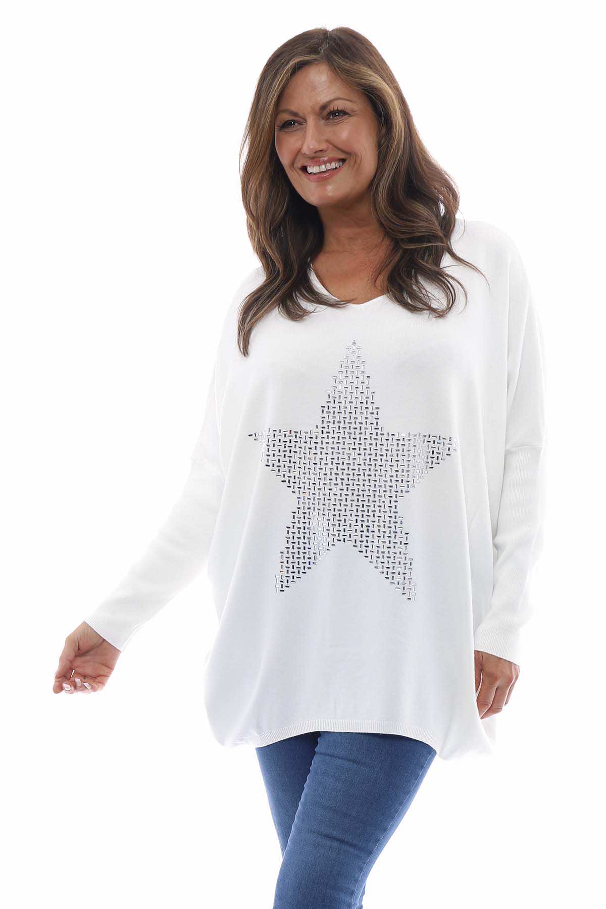 Kit and Kaboodal Maeve VNeck Star Jumper Kit and Kaboodal