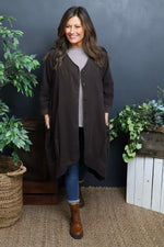 Lacinda Needlecord Jacket Cocoa Cocoa - Lacinda Needlecord Jacket Cocoa