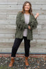 Caitlin Tassel Knitted Cardigan Khaki