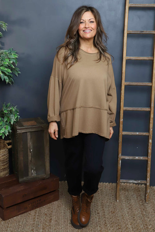 Eugenie Cotton Top Camel - Image 2