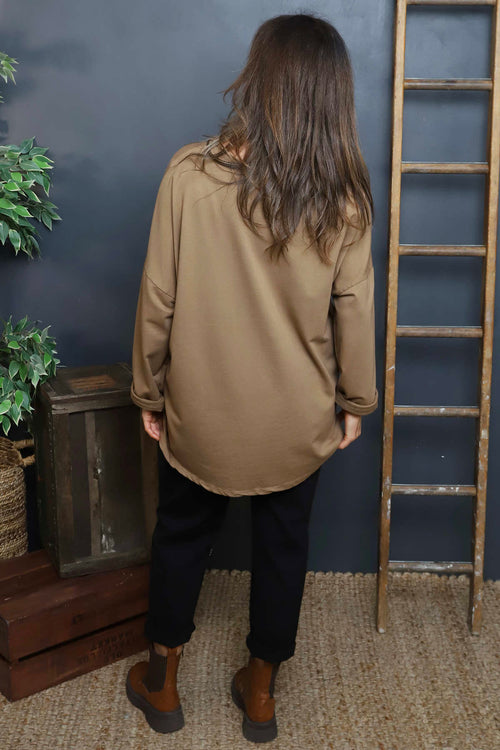 Eugenie Cotton Top Camel - Image 4